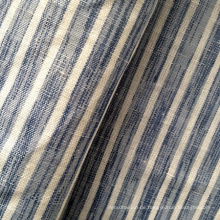 Leinen Baumwolle Blended Strip Shirting Fabric (QF13-0498)